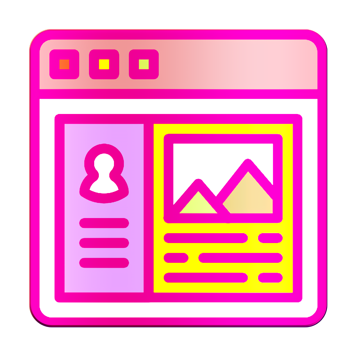 pink portfolio